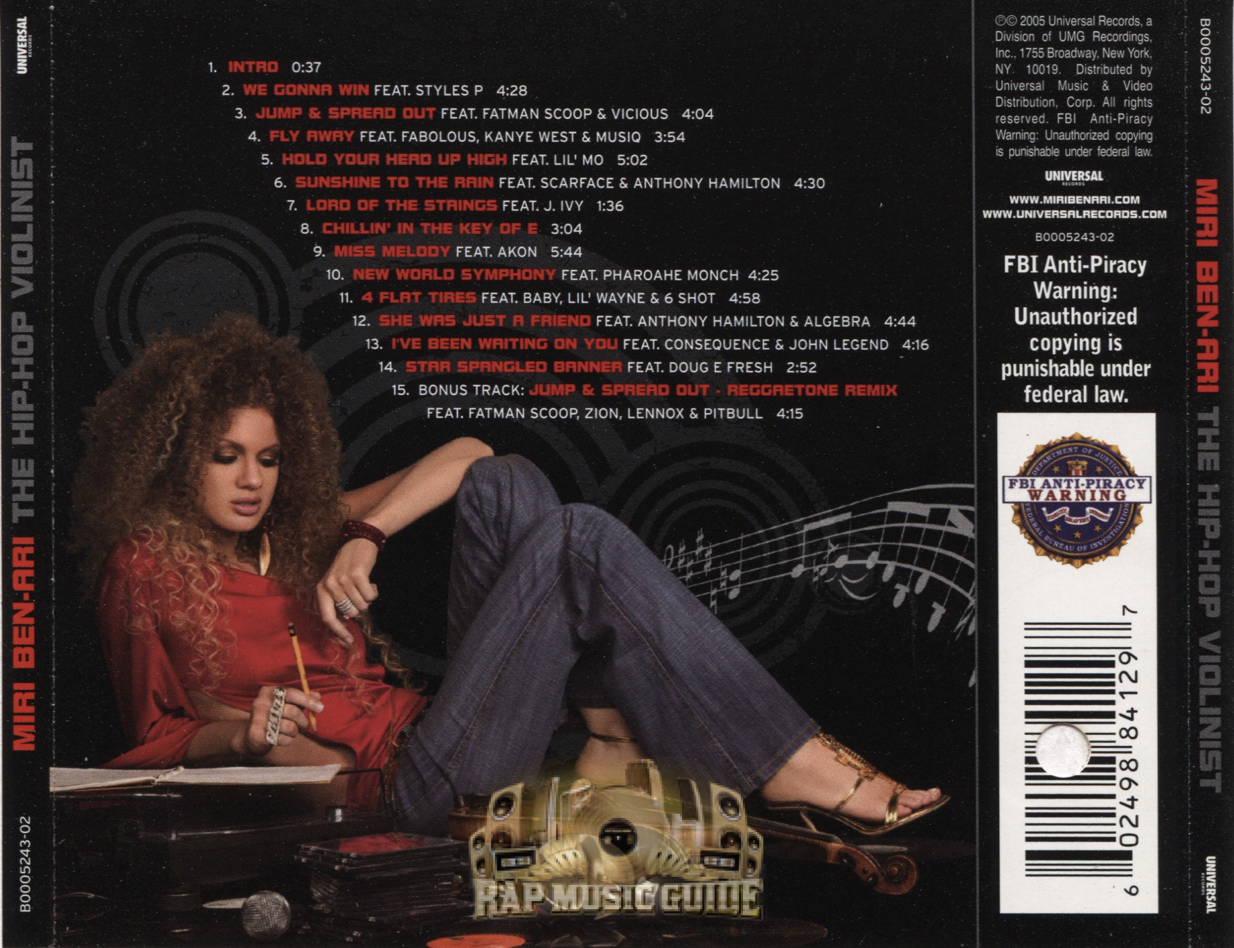 Miri BenAri The HipHop Violinist CD Rap Music Guide